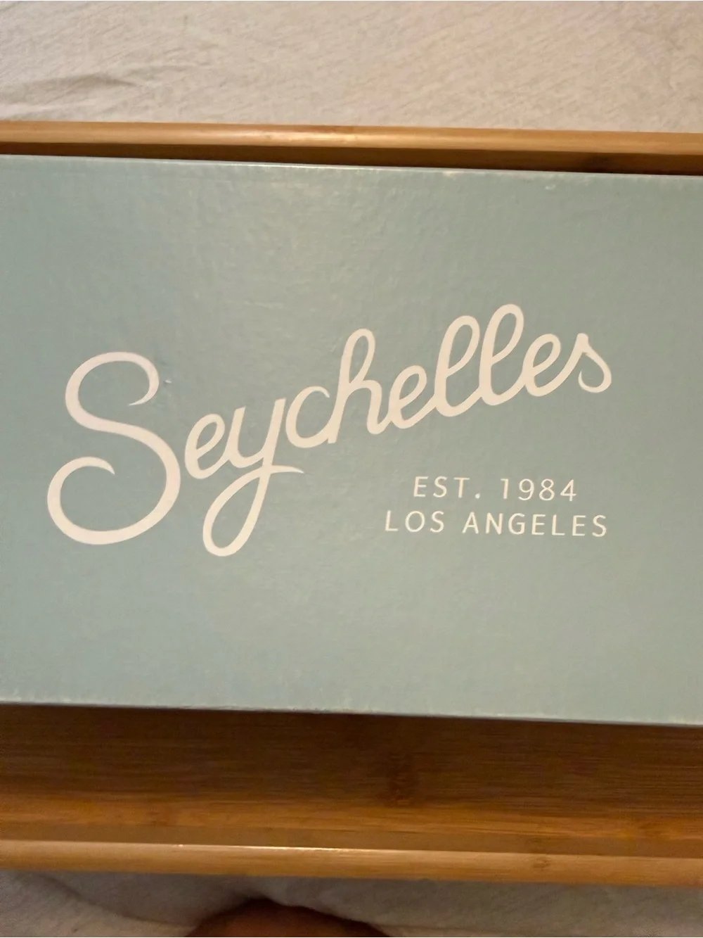 Seychelles Blue Suede Slide Mules NIB Women’s Size 7